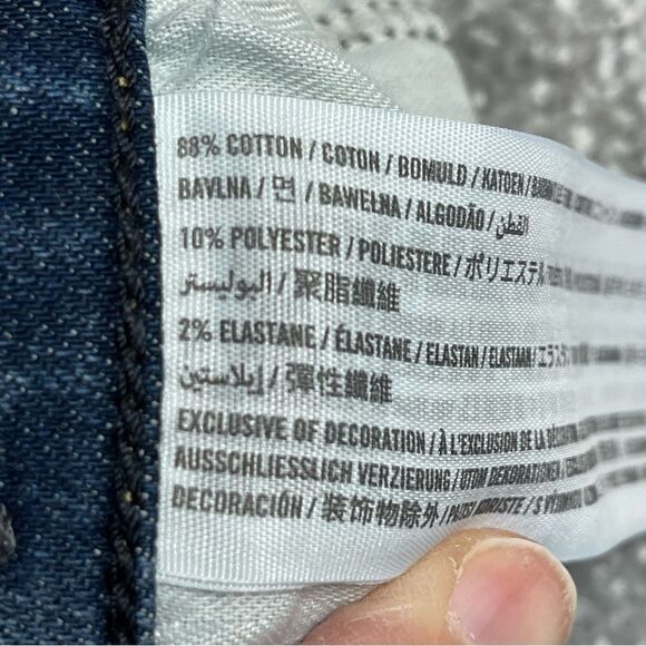 Abercrombie & Fitch Jeans Women’s 26 Long Blue Skinny Ankle Mid-Rise Dark Denim - Picture 6 of 12